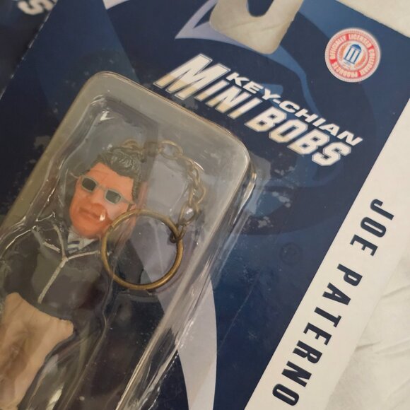 Coach JOE PA JOE PATERNO PennState 3” Mini Bobs Keychain Bobblehead MisprintRARE - Picture 5 of 6
